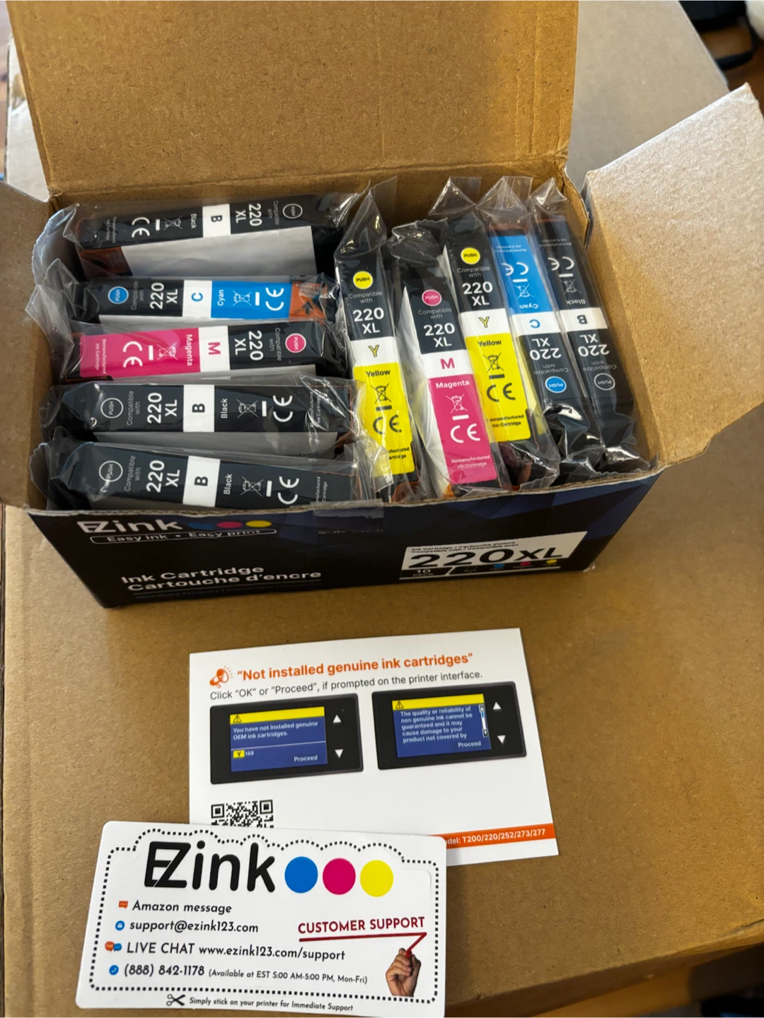 E-Z Ink 220XL Ink Cartridge 10 Pack for Epson - photo 3