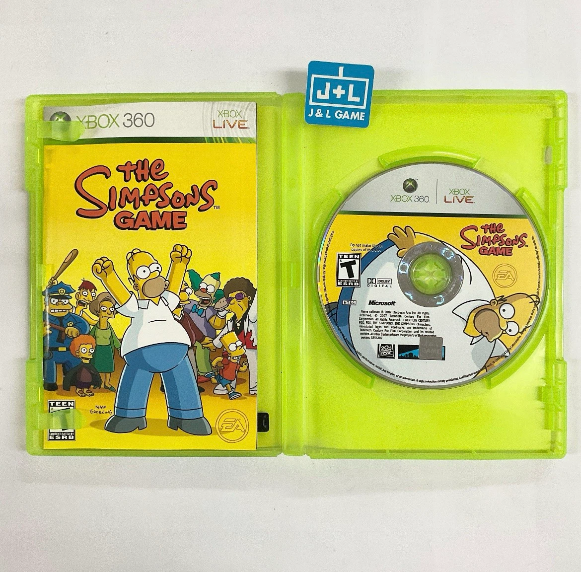 The Simpsons Game XBOX 360