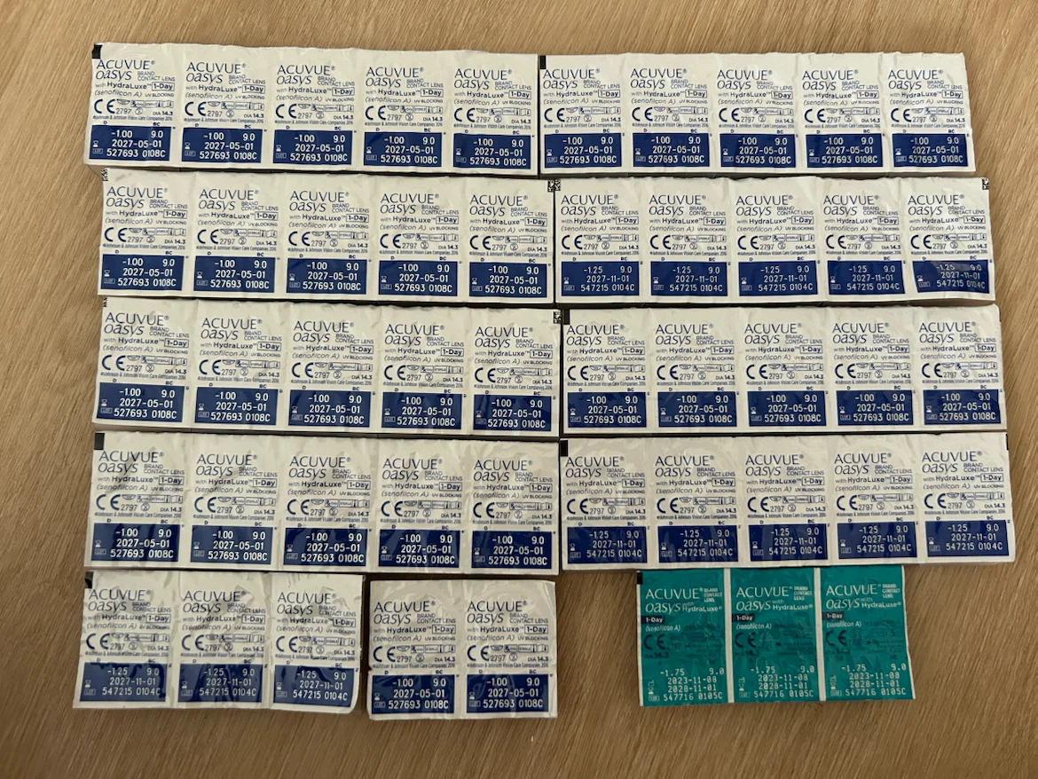 Acuvue Oasys 1-Day -1.00 (123 Lenses) + Extras - photo 2