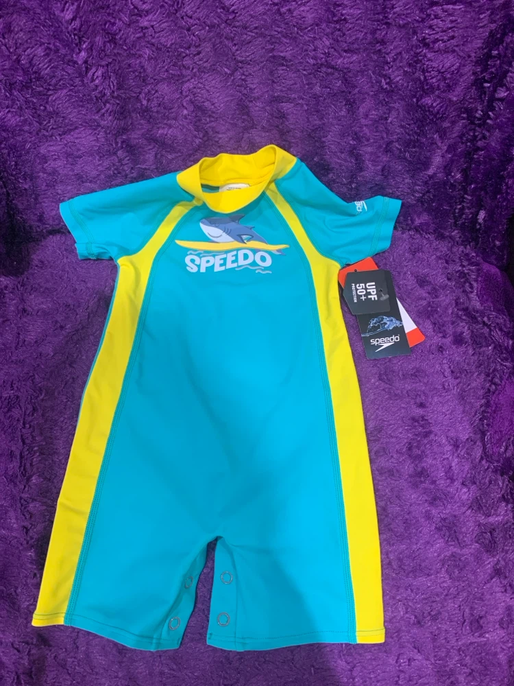 Speedo Baby Swimsuit UPF 50+ Shark Design 12M