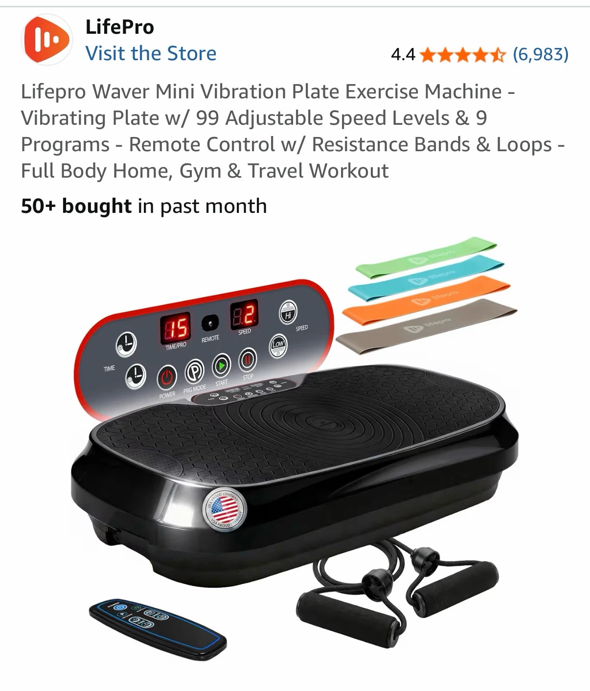 LifePro Waver Mini Vibration Plate