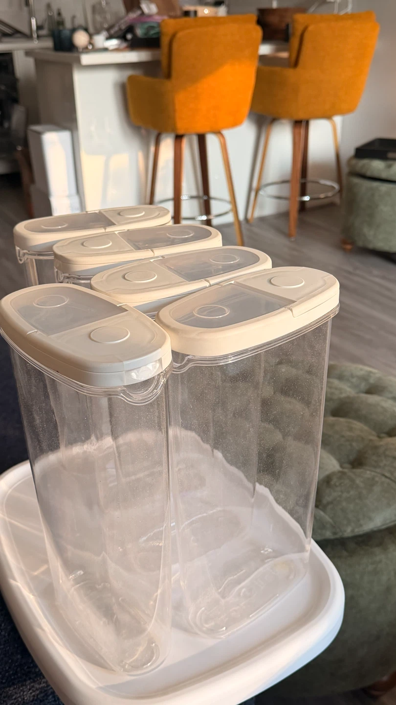 Cereal jars from ikea