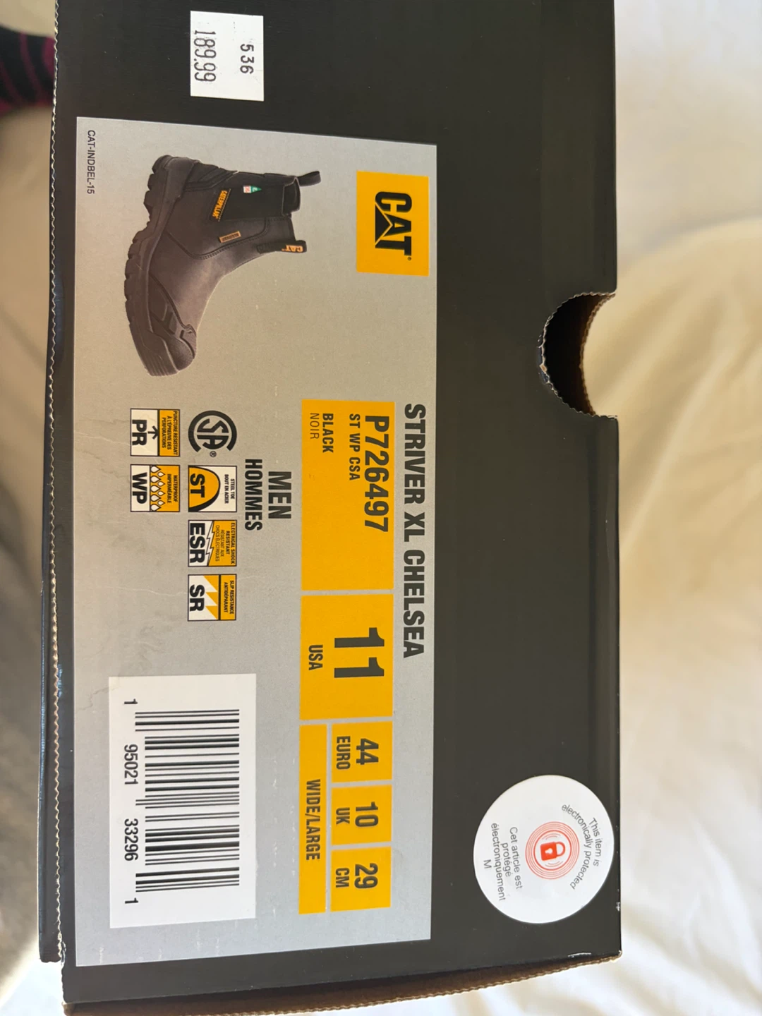CAT Striver XL Chelsea Work Boots Size 11 - photo 4