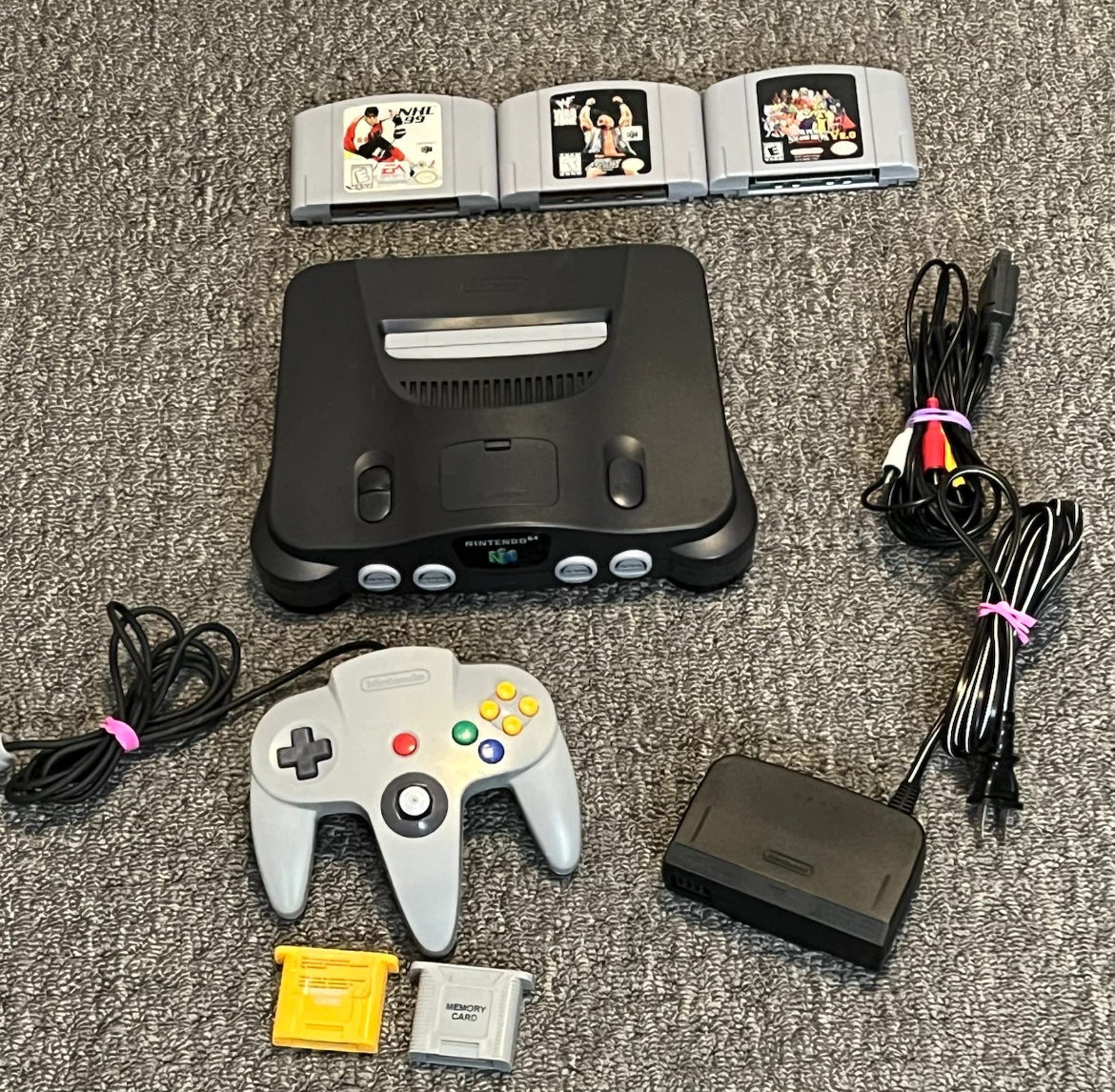 Nintendo 64 Console Bundle with Games and Accessories