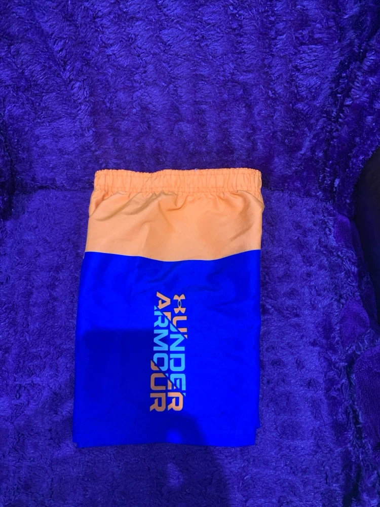 Under Armour Swim Shorts - Blue/Orange - Size 6