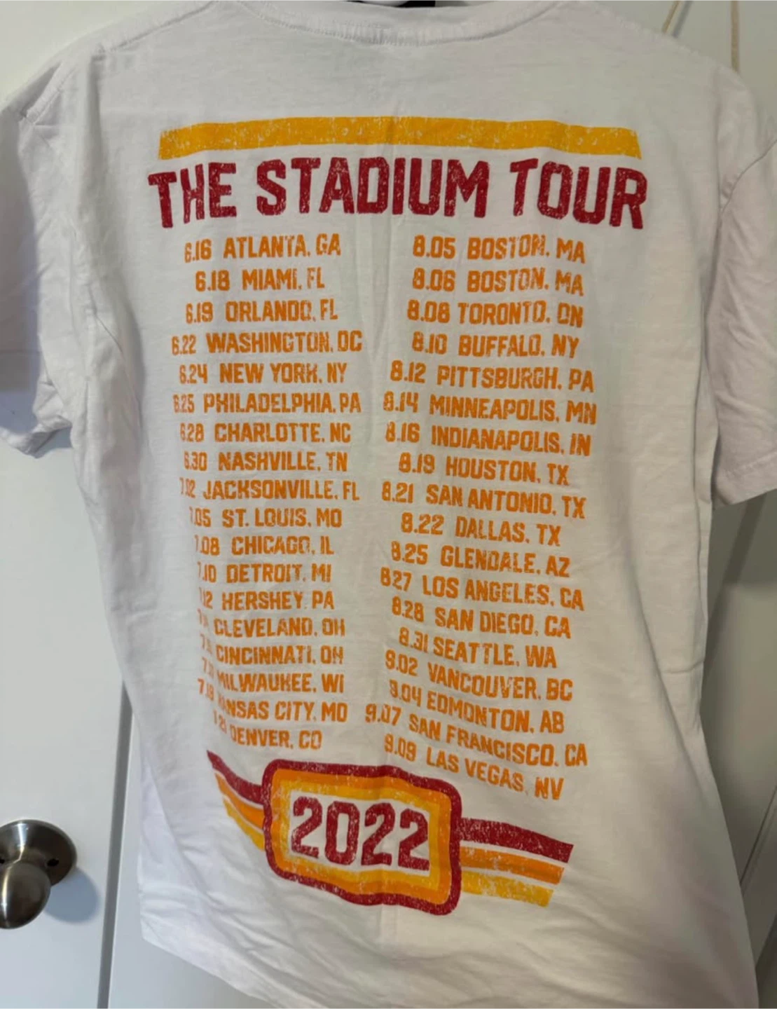 Motley Crue The Stadium Tour 2022 T-Shirt Size L - photo 2