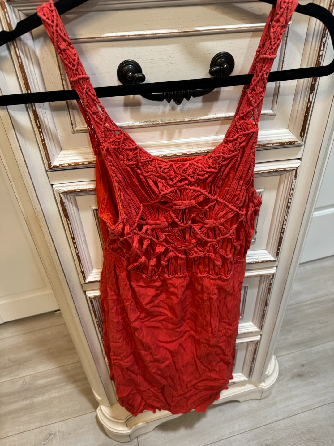 Miss me Red Tank Top Size Medium - photo 2