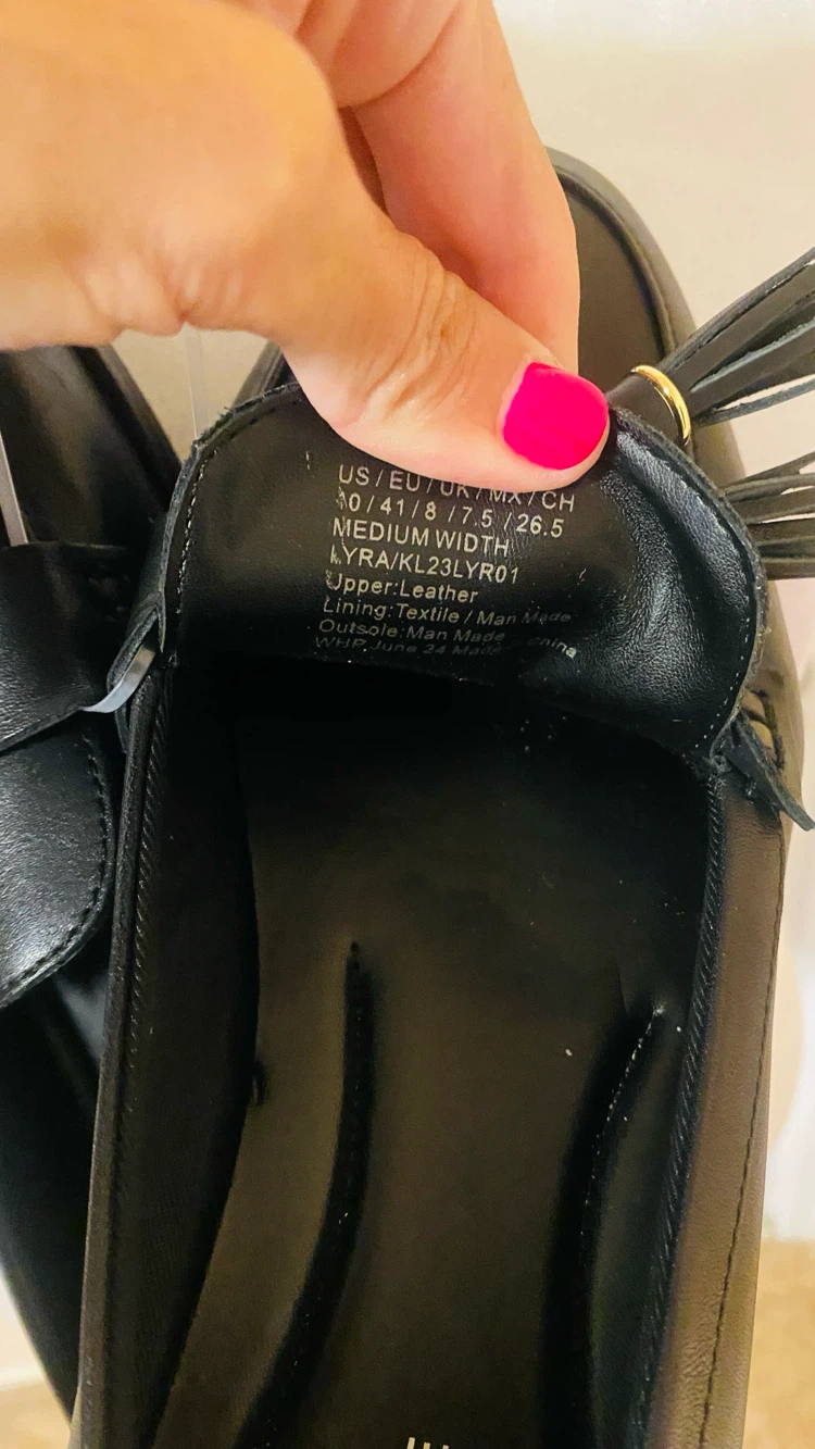 Kenneth Cole leather tassel loafer size 10 m ladies - photo 2