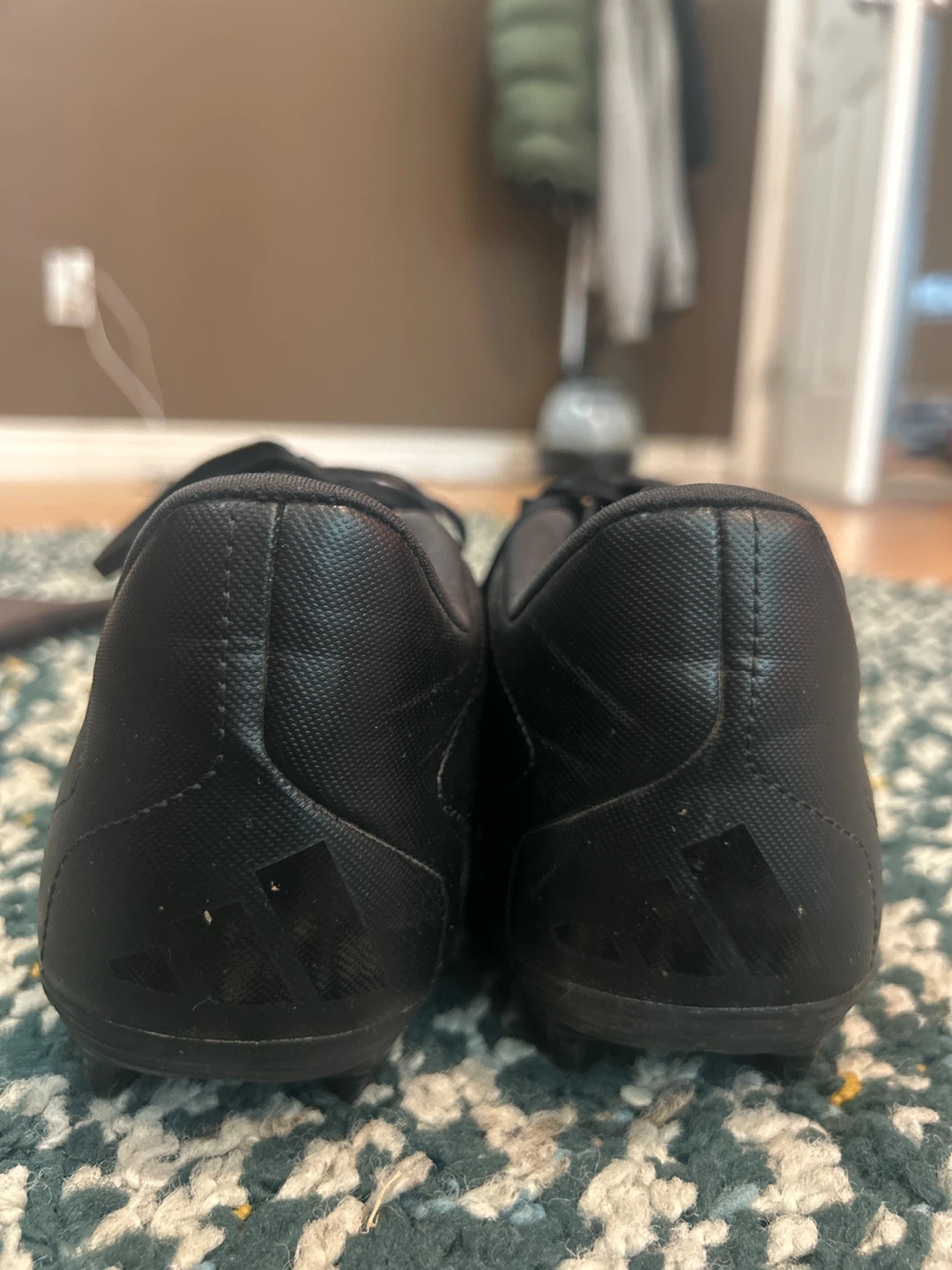 Mens Adidas Predator Black Soccer Cleats - photo 3