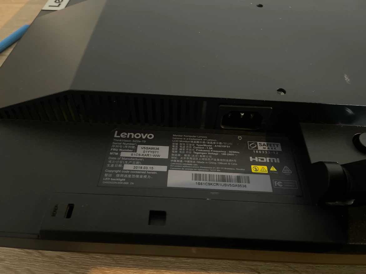 Lenovo ThinkVision Monitor - photo 4