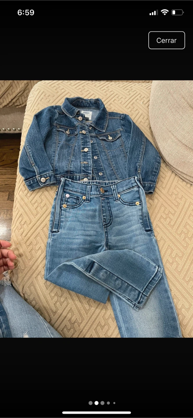 The Children's Place Denim Jacket and Shorts Set - photo 3