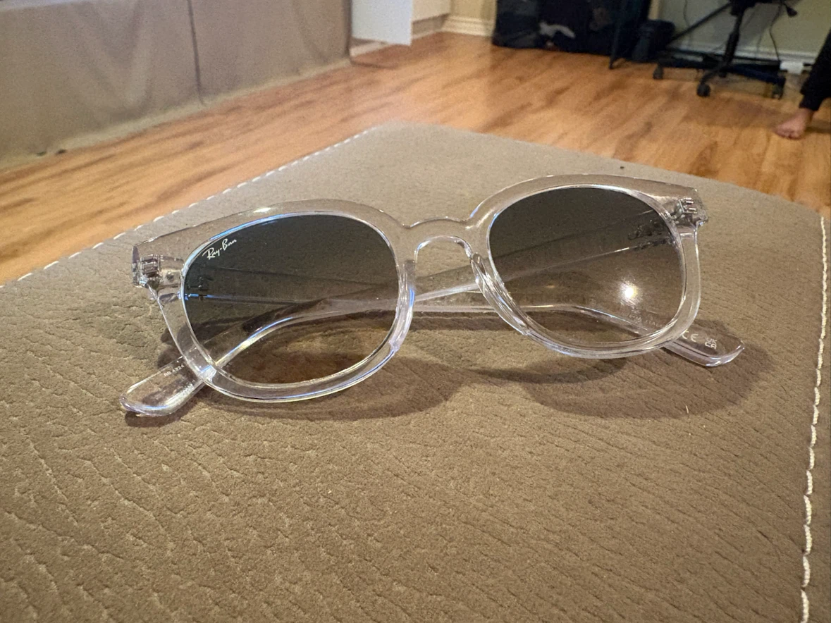 Ray-Ban Clear Frame Sunglasses
