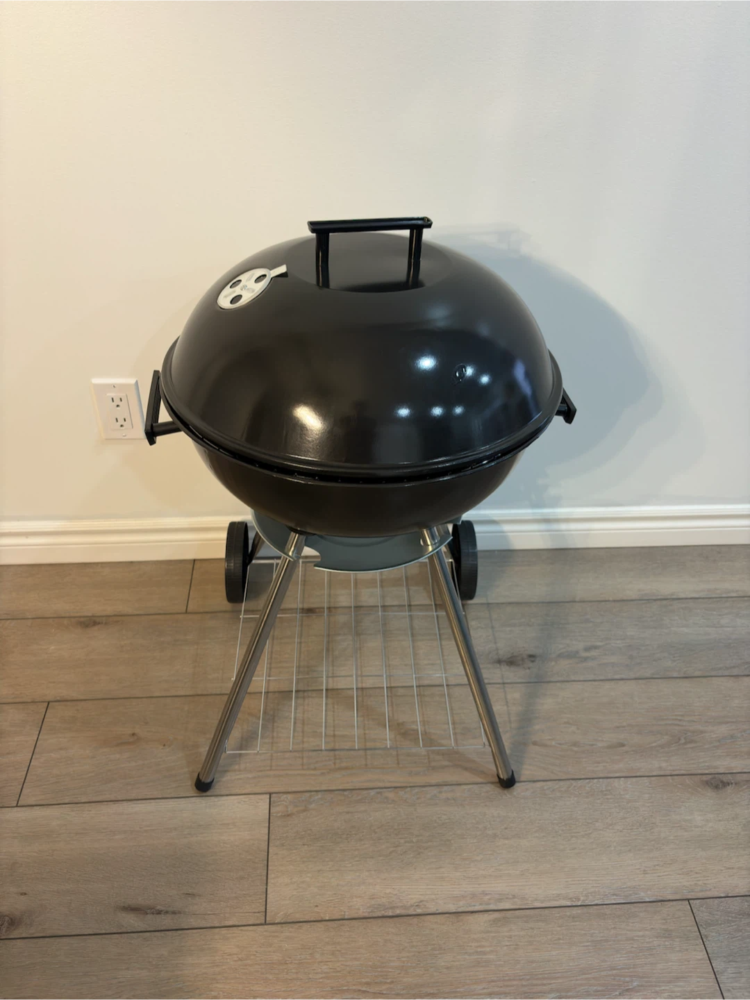 Outsunny Black Kettle BBQ Grill