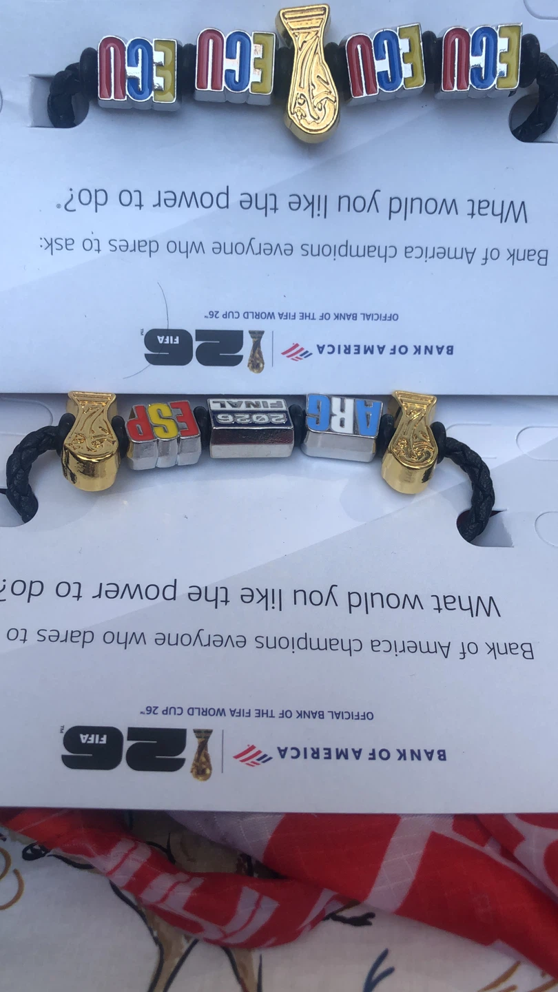 FIFA World Cup 2026 Bank of America Bracelets