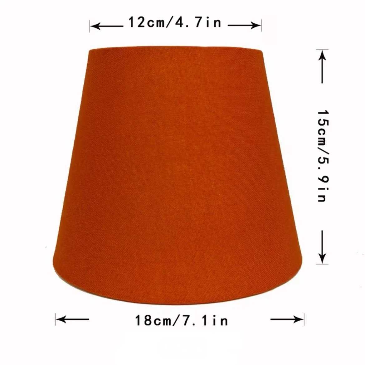 Pair of Small Linen Lamp Shades - photo 2