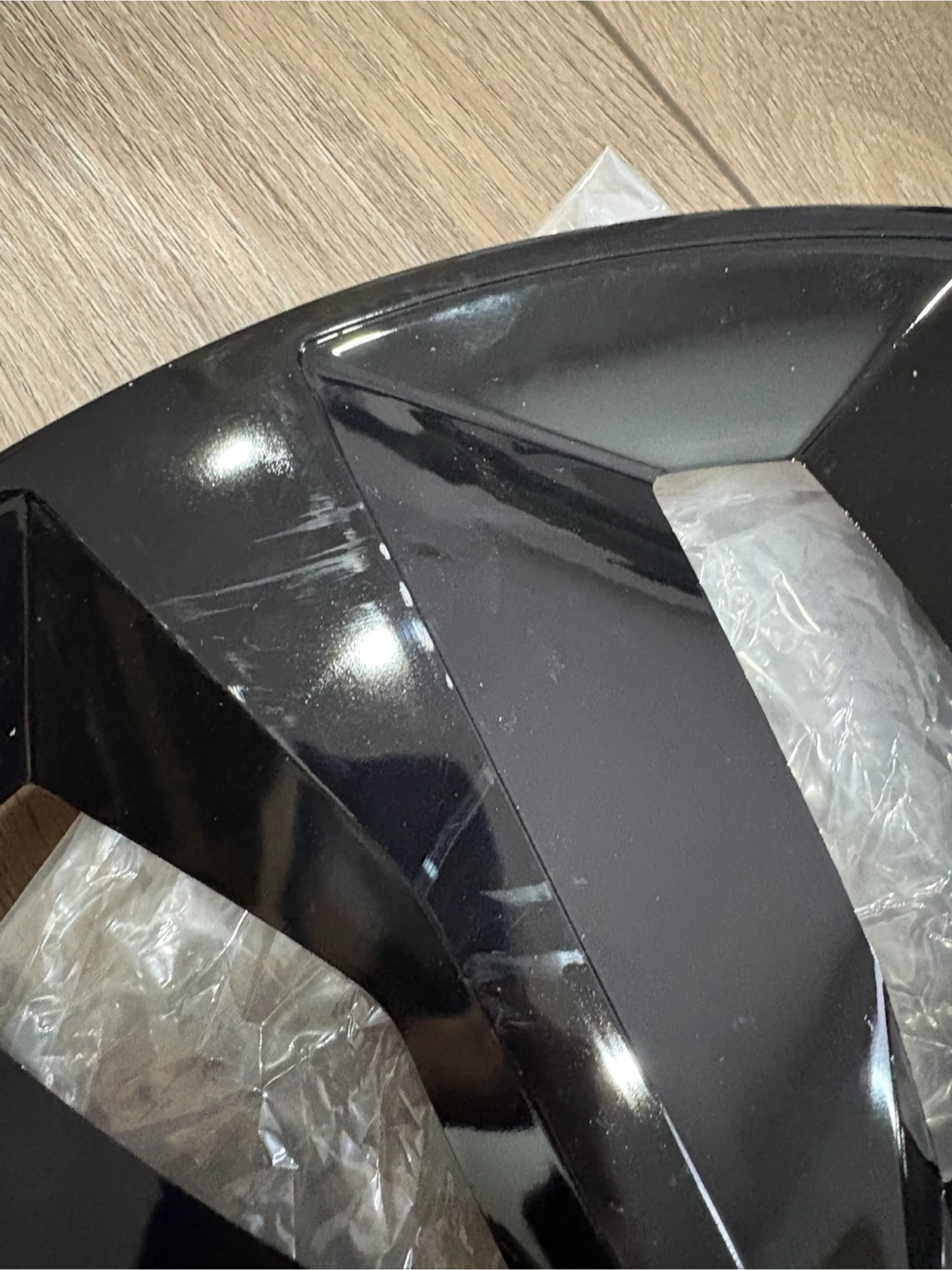 Black 17 Inch Hub Cap Set - photo 3