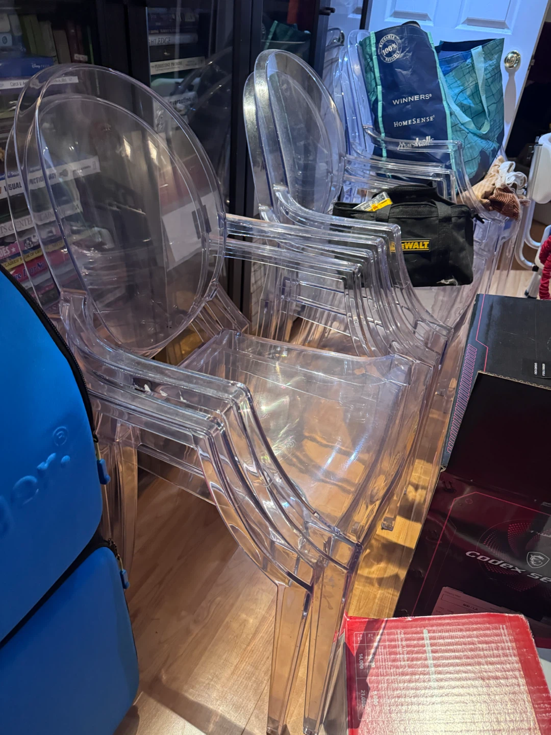 Acrylic chairs