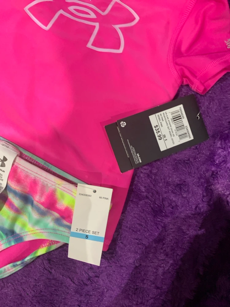 Under Armour Girls' Swimsuit Set - photo 2