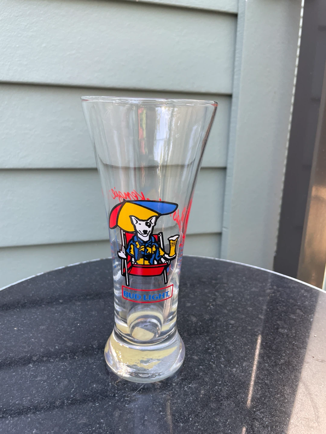 1987 Bud Light "Spuds MacKenzie" Beer Glass - photo 2