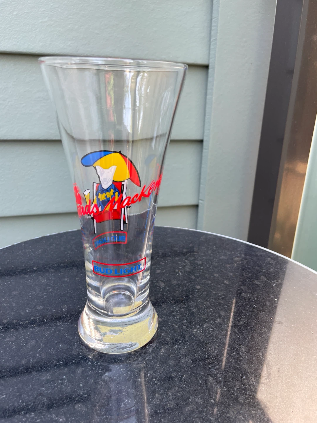 1987 Bud Light "Spuds MacKenzie" Beer Glass - photo 4
