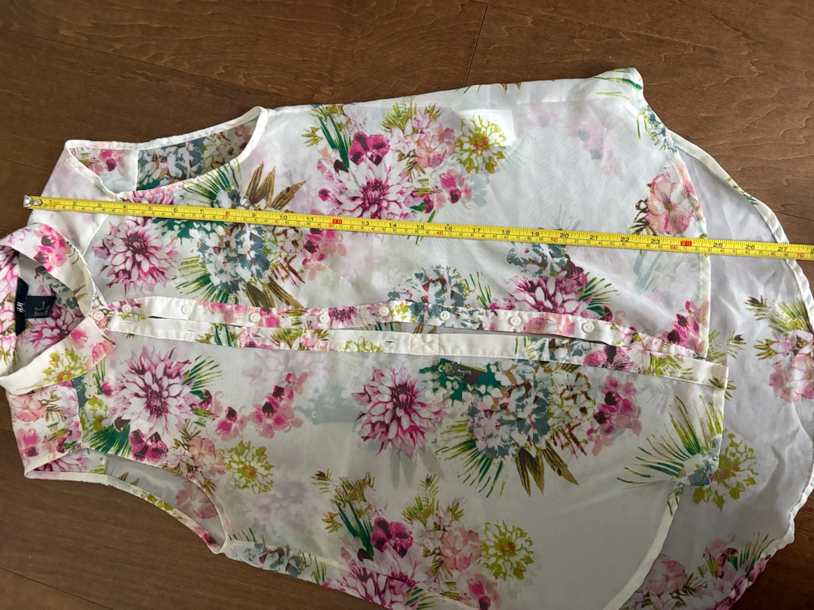 H&M Sleeveless Floral Blouse - photo 5