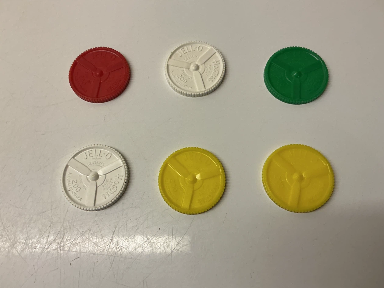 Collection of 6 Vintage Aviation and Jell-O Tokens - photo 5