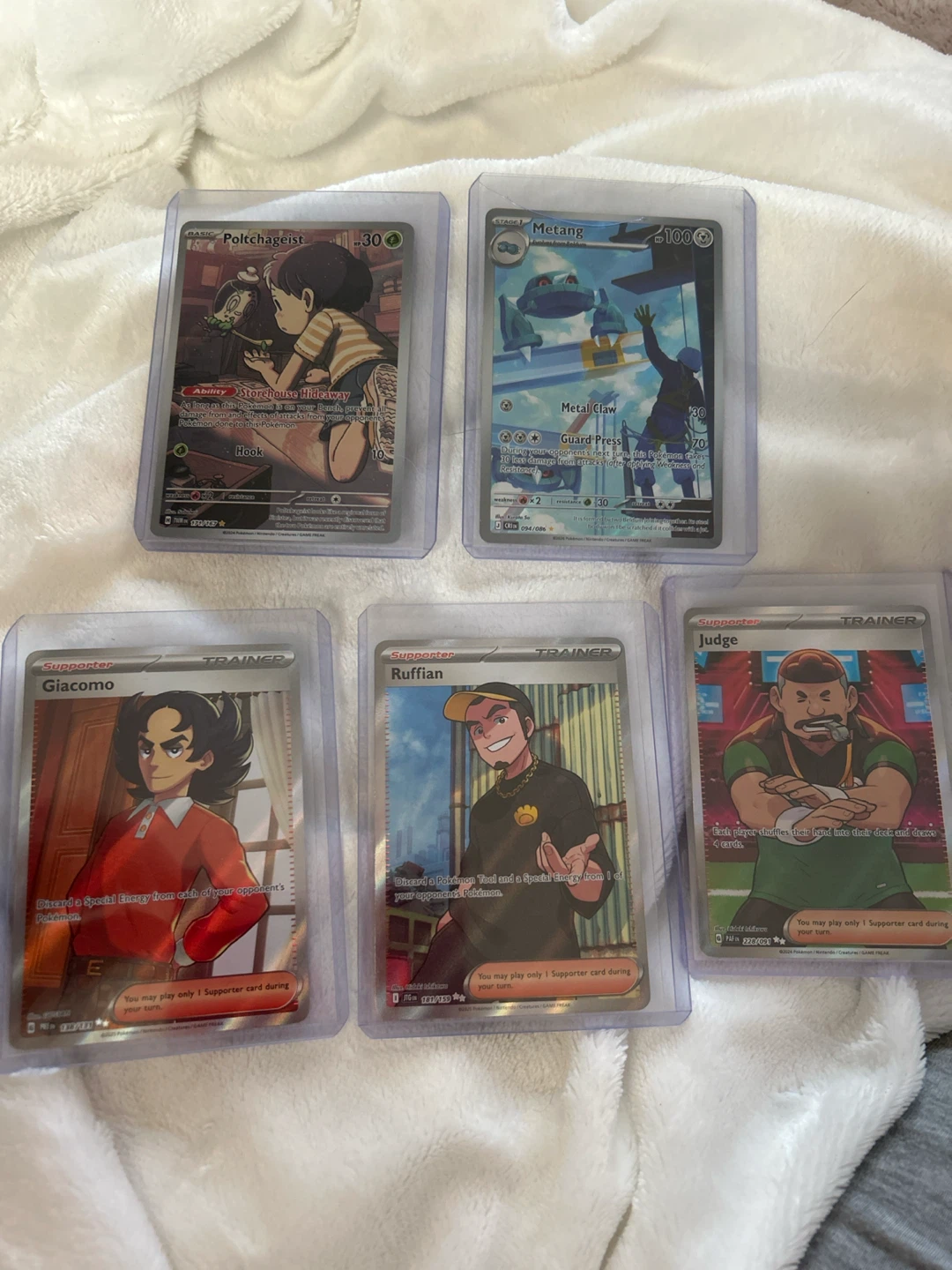 Pokemon - Poltchageist, Metang, Giacomo, Ruffian, Judge