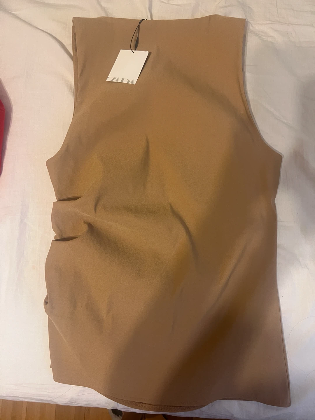 ZARA Ruched Sleeveless Top - photo 2