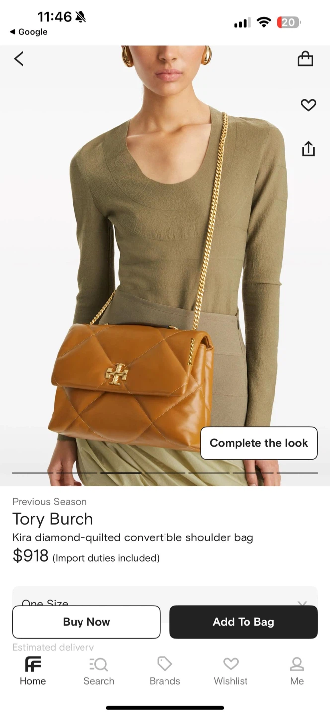 Tory Burch Kira Diamond Quilt Shoulder Bag - photo 3