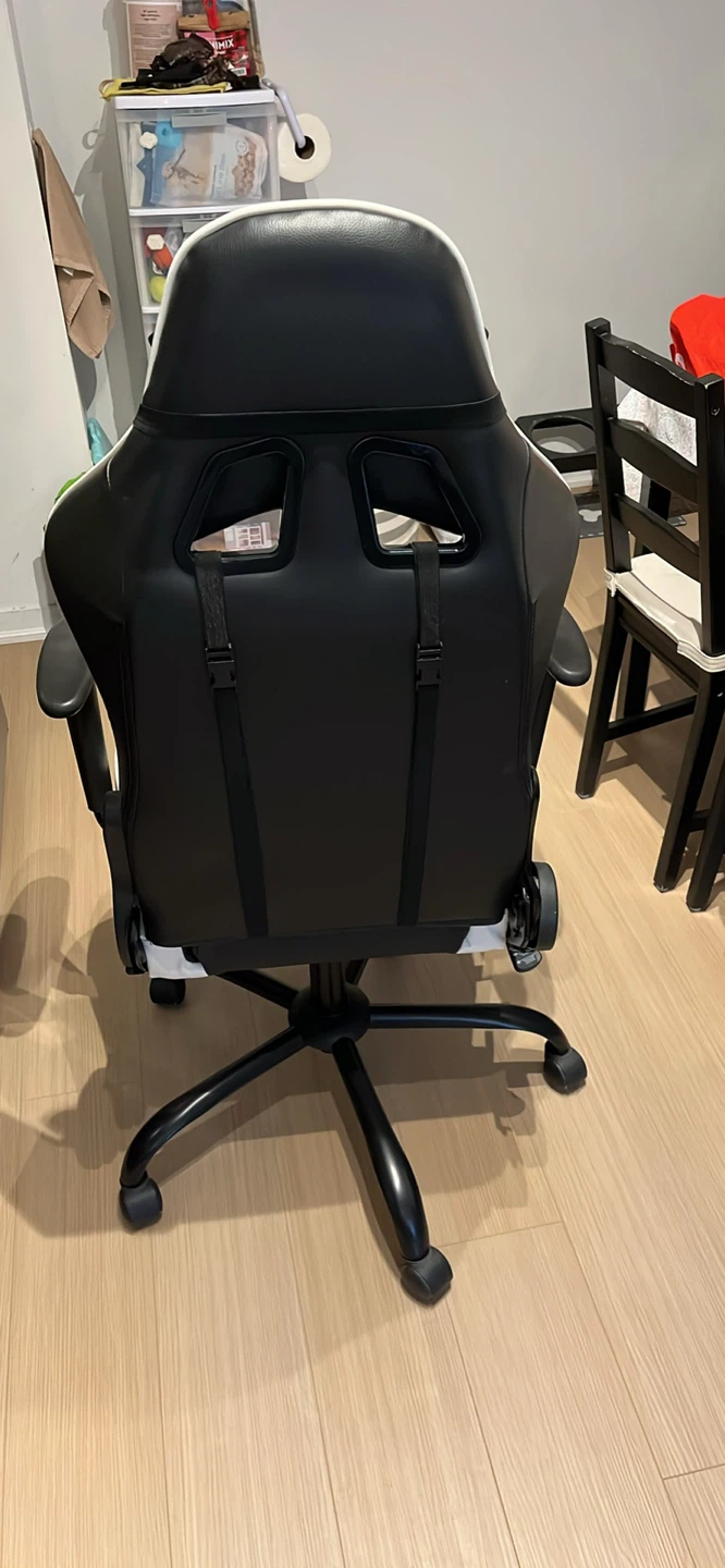 Black and White Gaming Chair - photo 2
