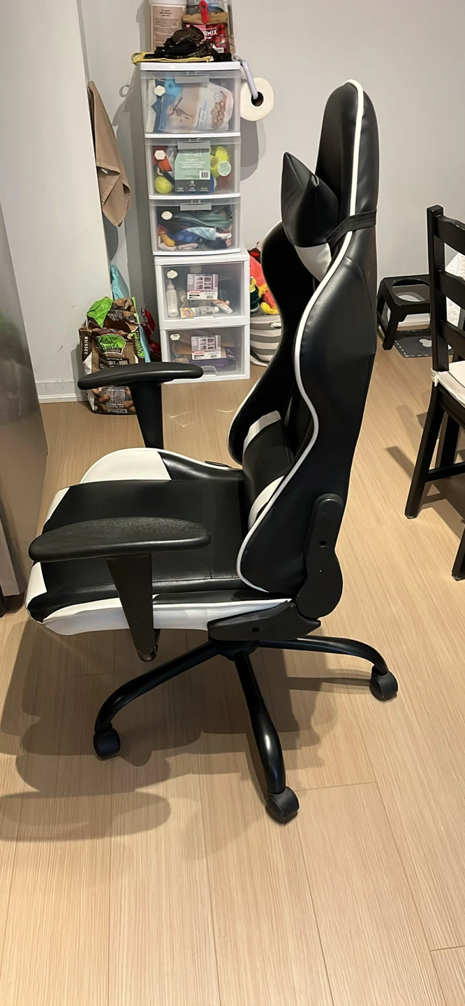 Black and White Gaming Chair - photo 3