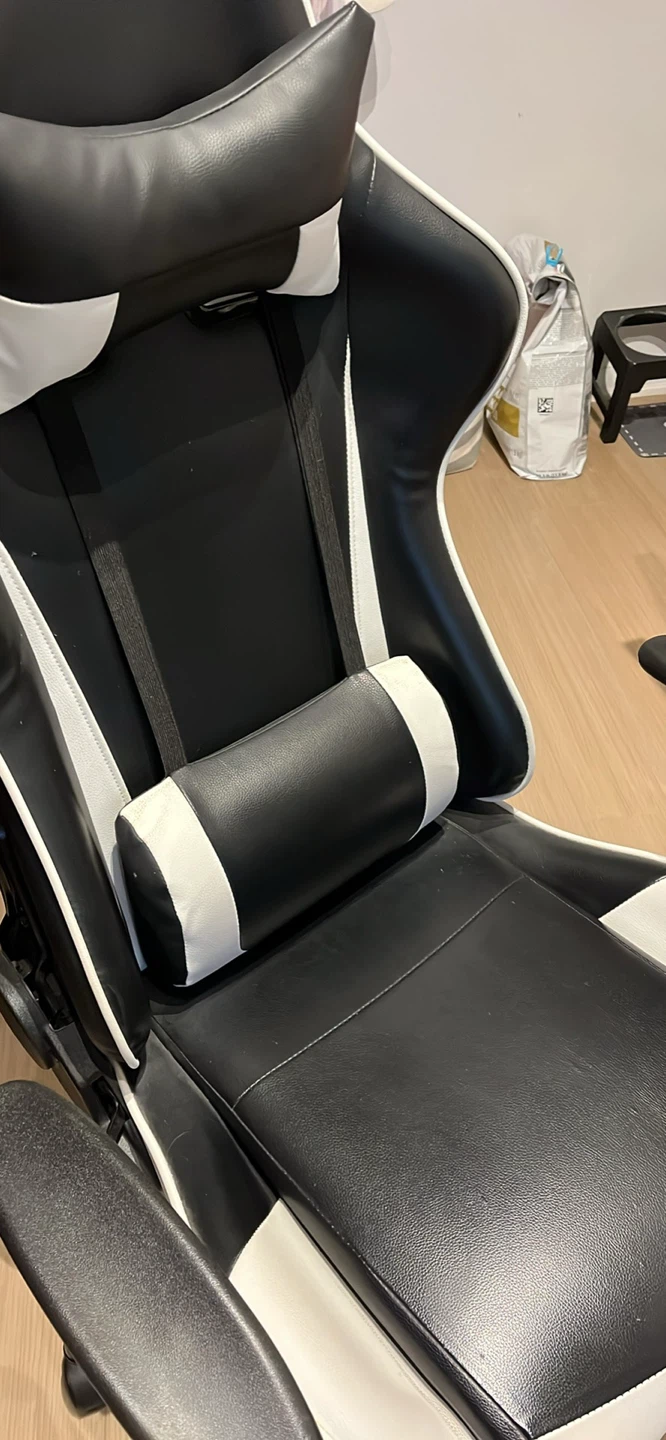 Black and White Gaming Chair - photo 4