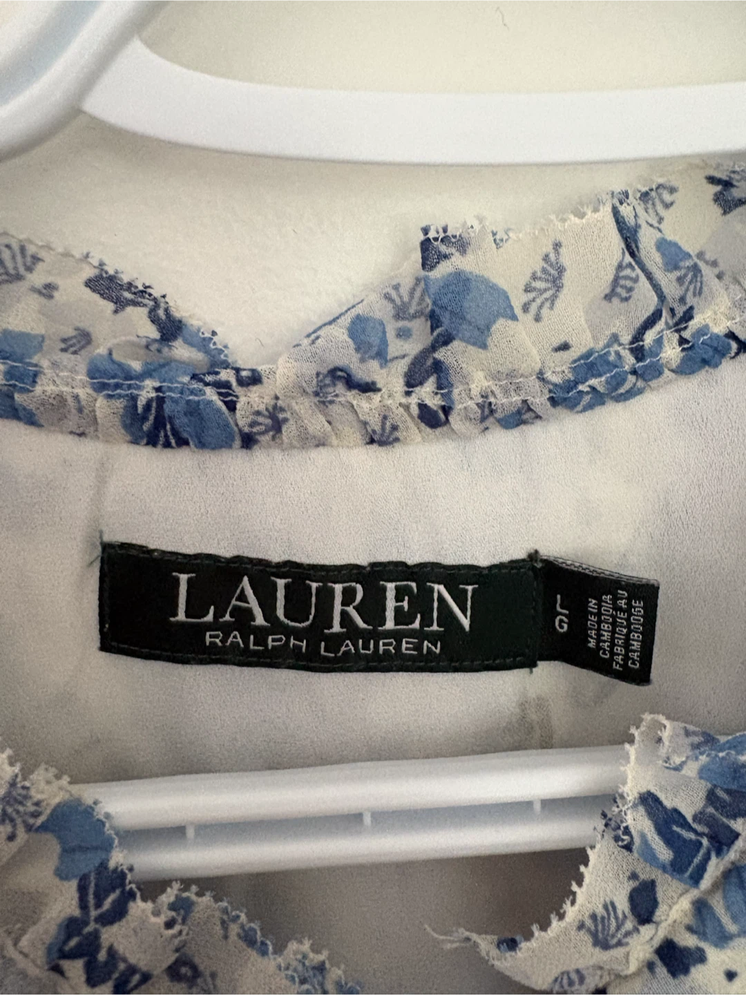 Lauren Ralph Lauren Floral Blouse Size L - photo 2