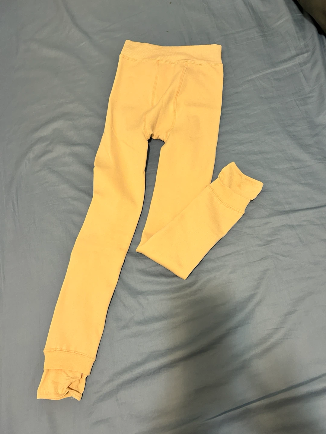 Yellow Thermal Underwear Bottoms