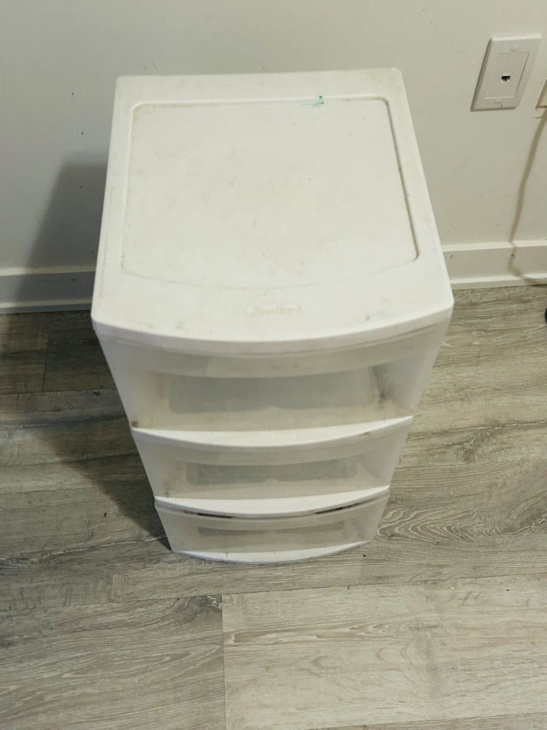 White 3-Drawer Storage Unit - photo 2