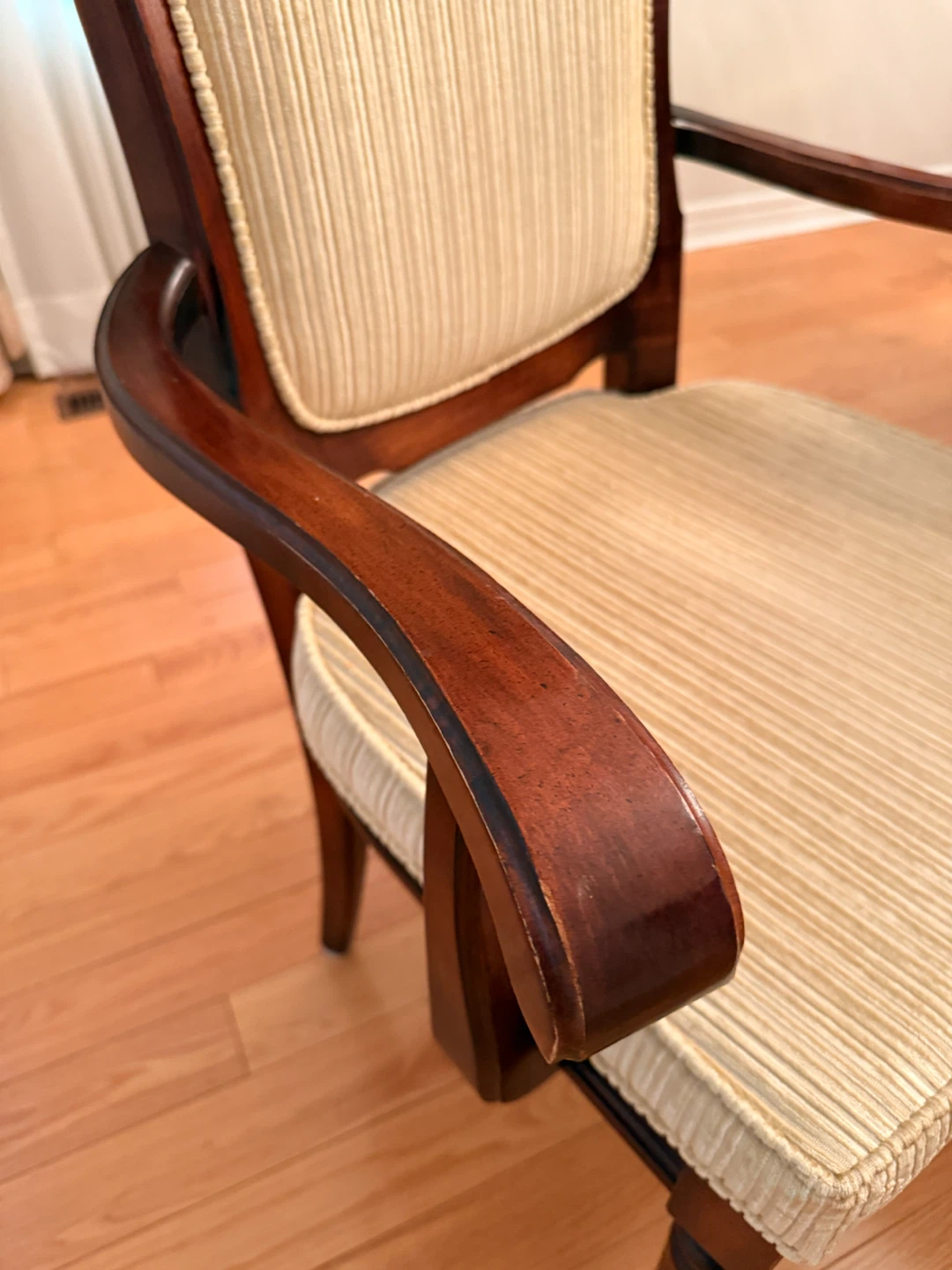 Oval cherrywood Dining Table with Chairs - photo 5