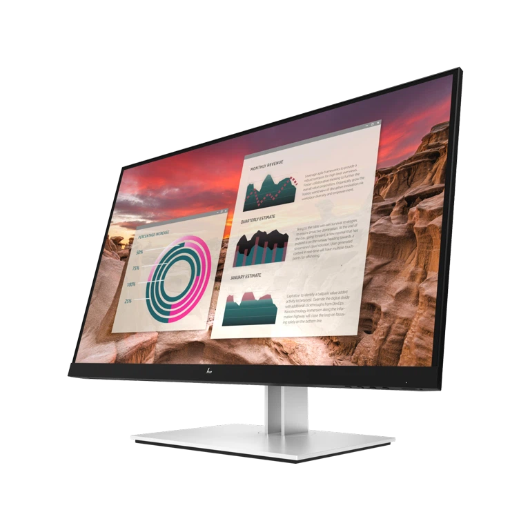 HP E27u G4 27” QHD USB-C Monitor - photo 3
