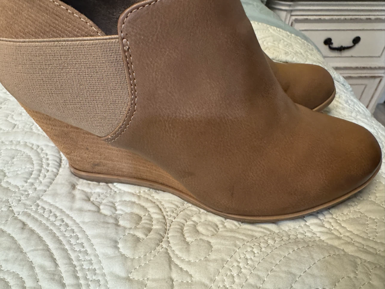 Dr. Scholl's Brown Wedge Ankle Boots - photo 3