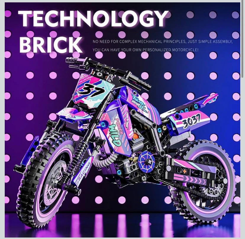 New Building Blocks Motorcycle - photo 2