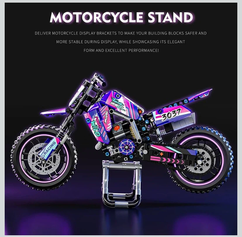 New Building Blocks Motorcycle - photo 3
