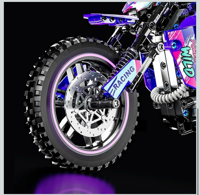 New Building Blocks Motorcycle - photo 4