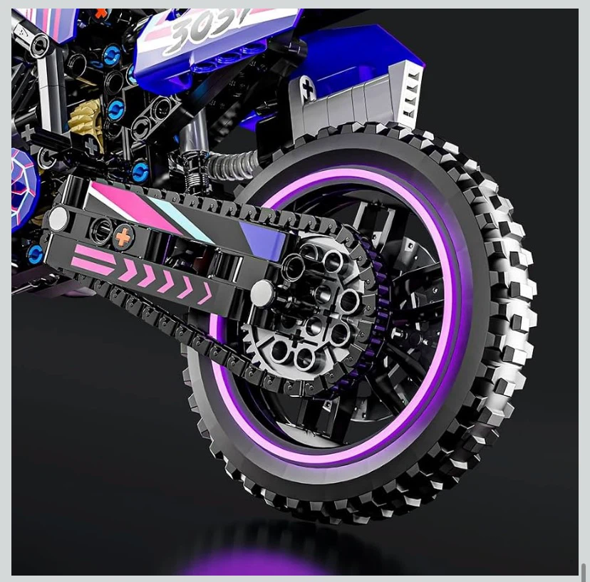 New Building Blocks Motorcycle - photo 5