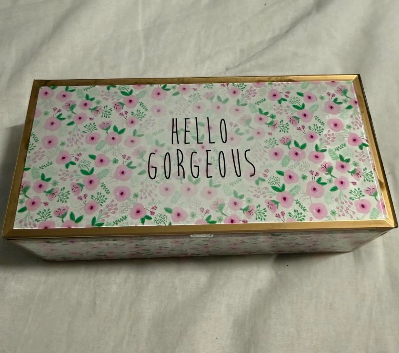 Decorative Trinket Box "Hello Gorgeous"