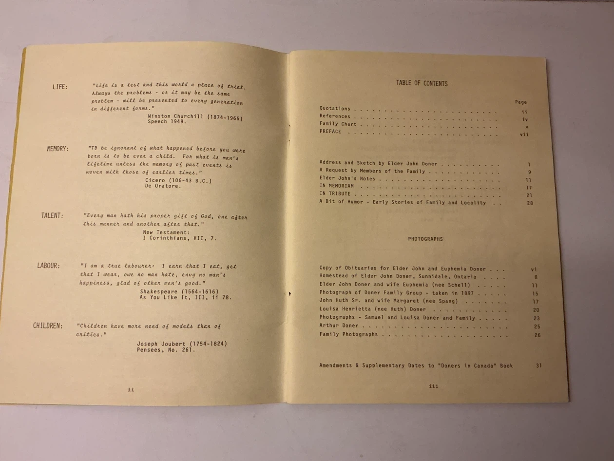 Stories of our Ancestors Supplement to "Doners in Canada" - photo 4