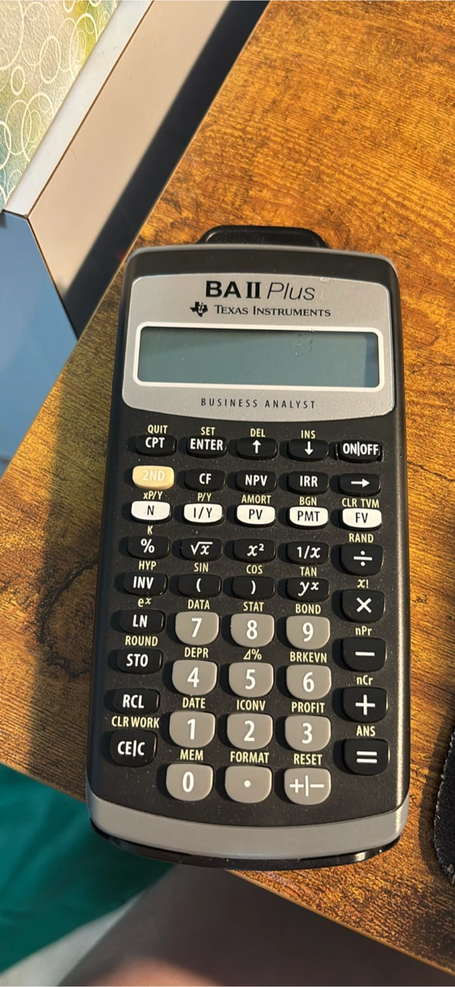 Texas Instruments BA II Plus Business Analyst Calculator