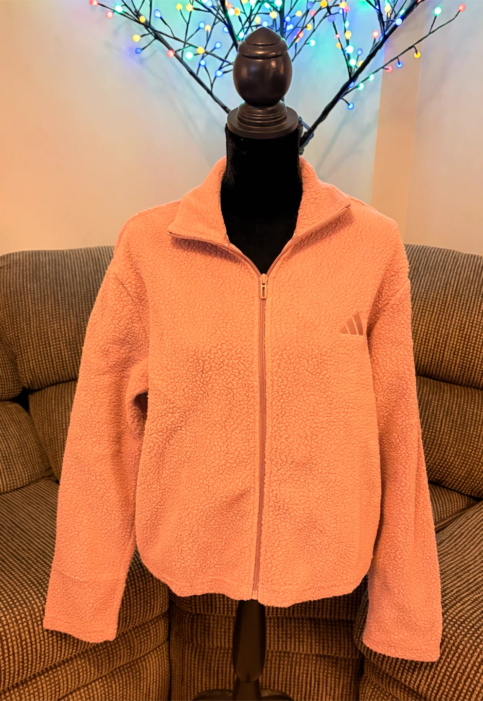 ✨✨Adidas Pink Fleece Jacket - XL
