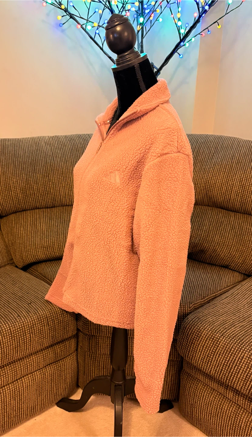 ✨✨Adidas Pink Fleece Jacket - XL - photo 2