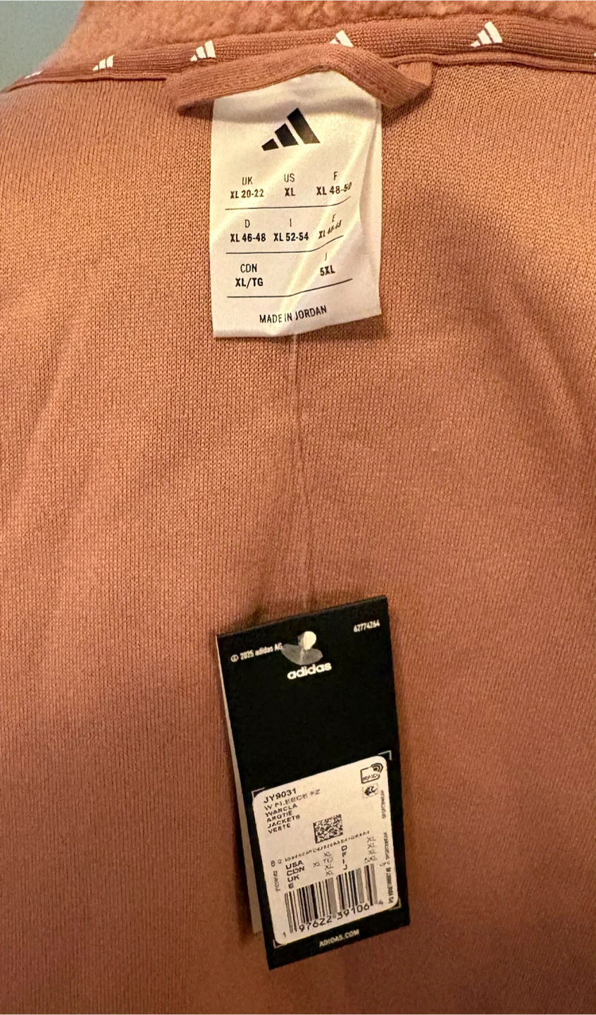 ✨✨Adidas Pink Fleece Jacket - XL - photo 5