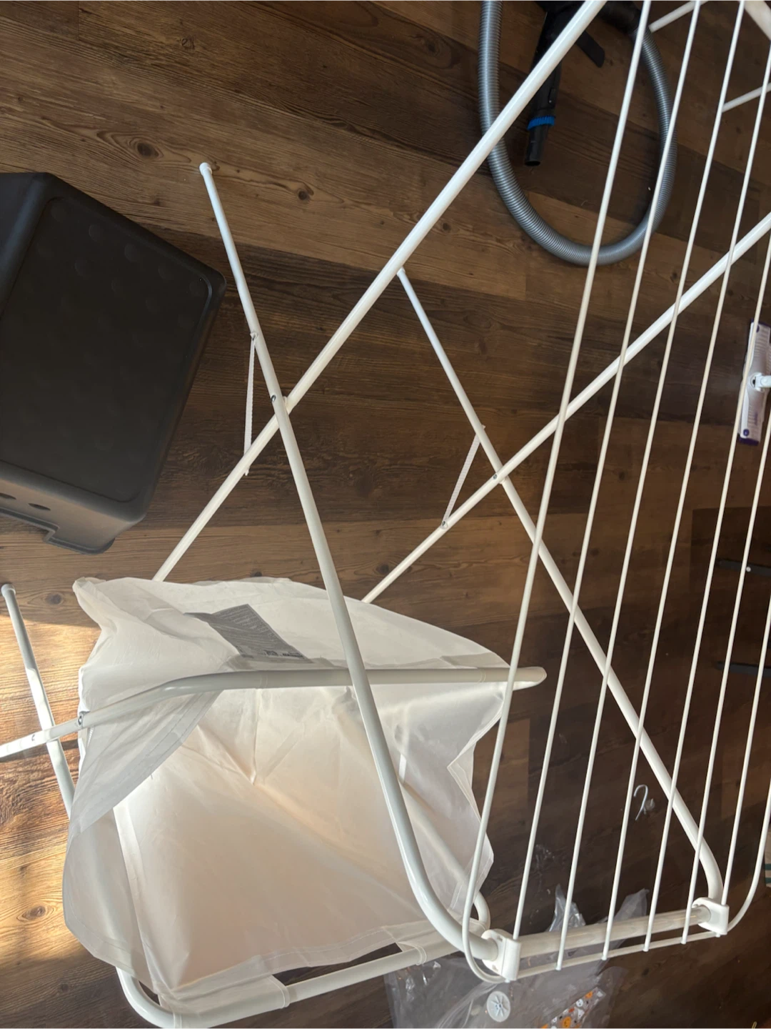Moving Sale: Laundry Bag, Drying Rack, Stool & 15 Hangers ($10)