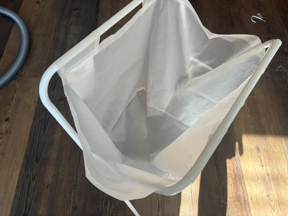 Moving Sale: Laundry Bag, Drying Rack, Stool & 15 Hangers ($10) - photo 3